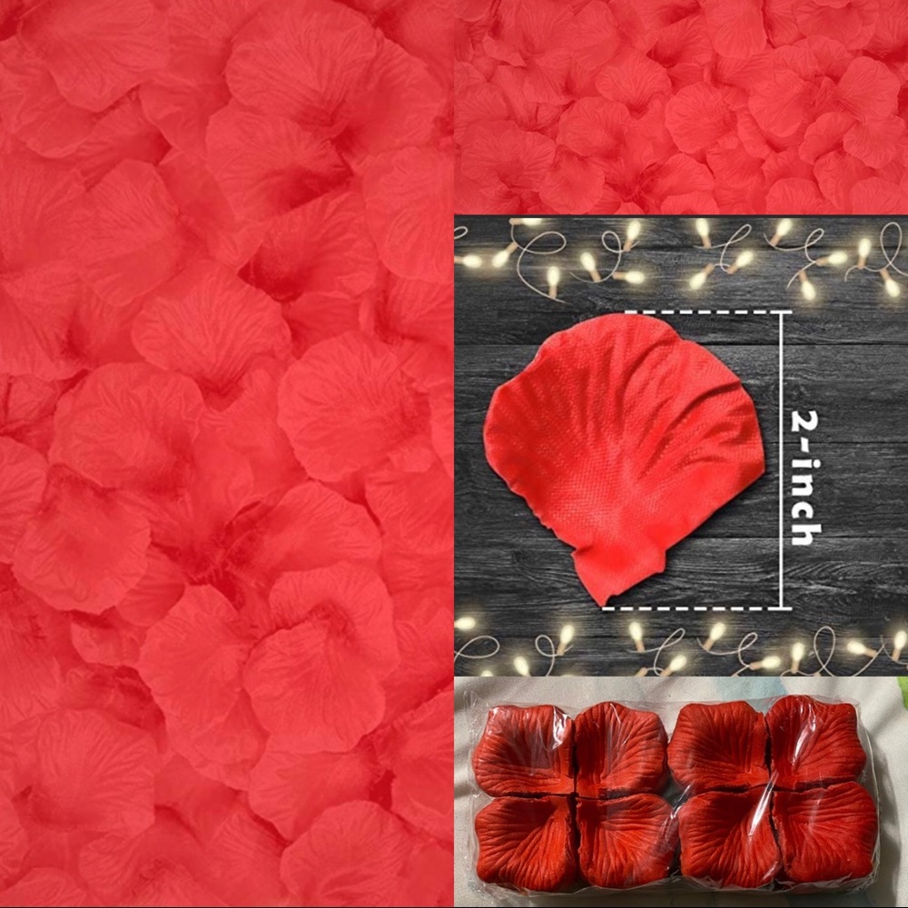 New red rose peddles flower huge package 100’s hundreds Thousand